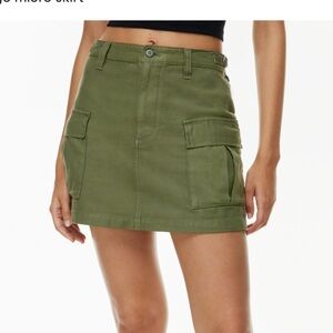 Aritzia TNA Supply Cargo Micro Skirt